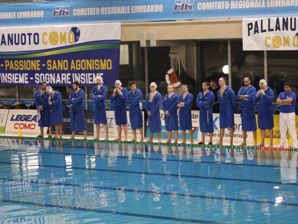 pallanuoto como schierata a bordo vasca piscina