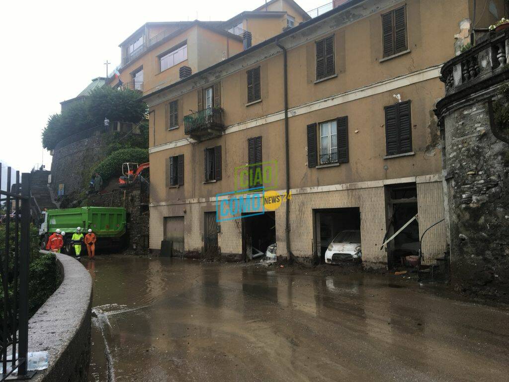 Blevio, l'alluvione di fine luglio: la casa di Cesare spazzata via da fango e detriti