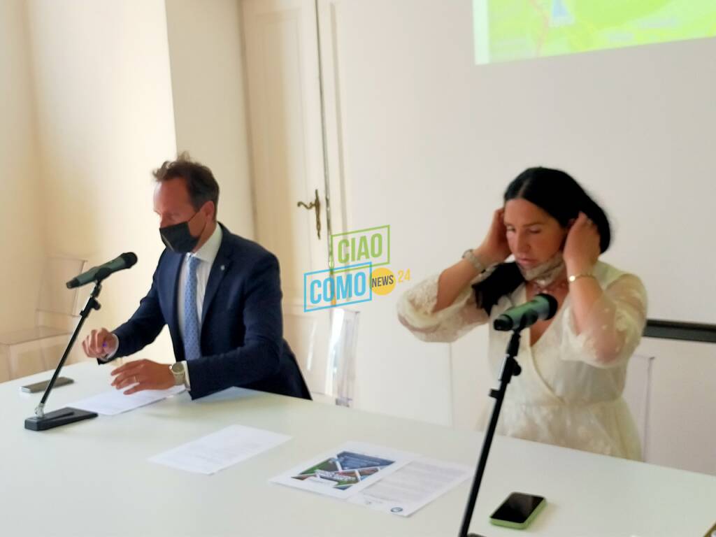 presentazione crociere notturne lago di como villa grumello con assessore magoni