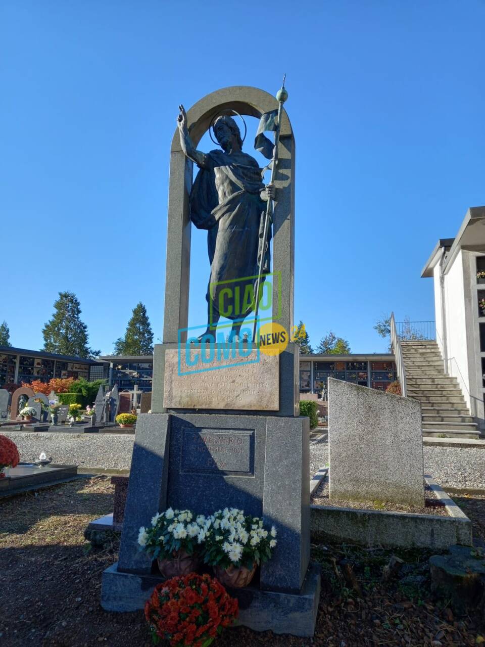 tavernerio ricorda alluvione 70 anni fa con morti pannelli alla chiesa e monumento cimitero