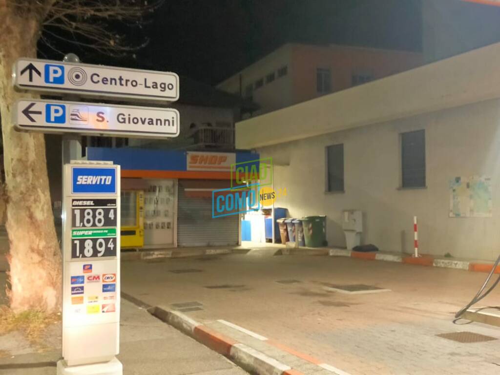 prezzi benzina e diesel questa sera distributori del comasco più bassi che in svizzera