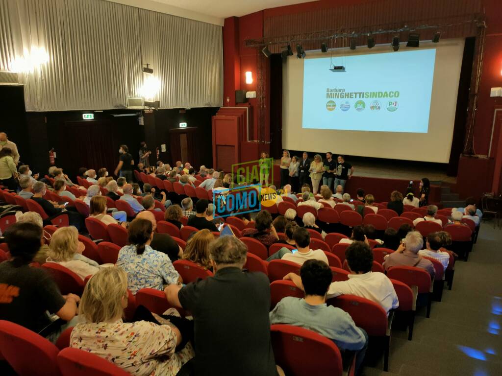 presentazione programma elettorale al nuovo di Rebbio barbara minghetti