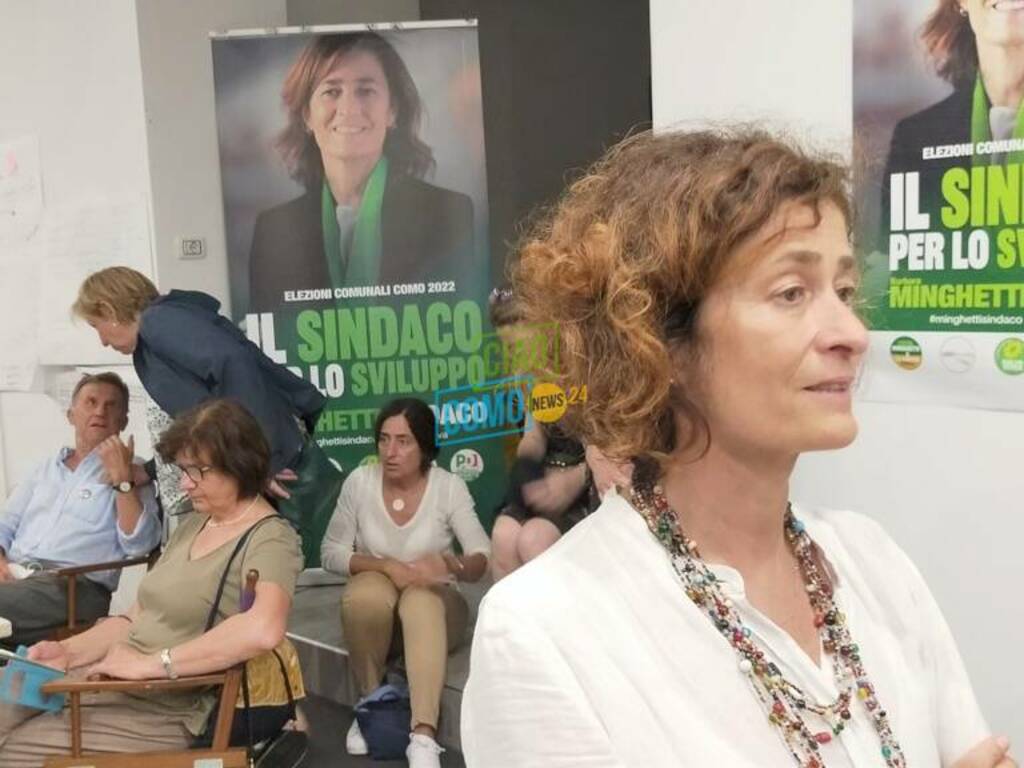 barbara minghetti commenta la sconfitta elettorale sede del suo comitato