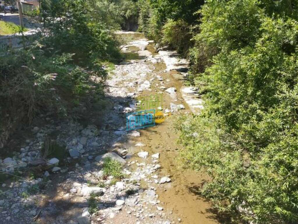 fiume cosia in secca oggi la situazione dopo la grade siccità