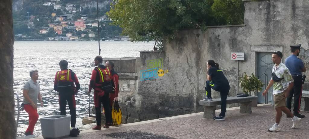 vigili del fuoco torno ricerche ragazzo scomparso lago zona pontile