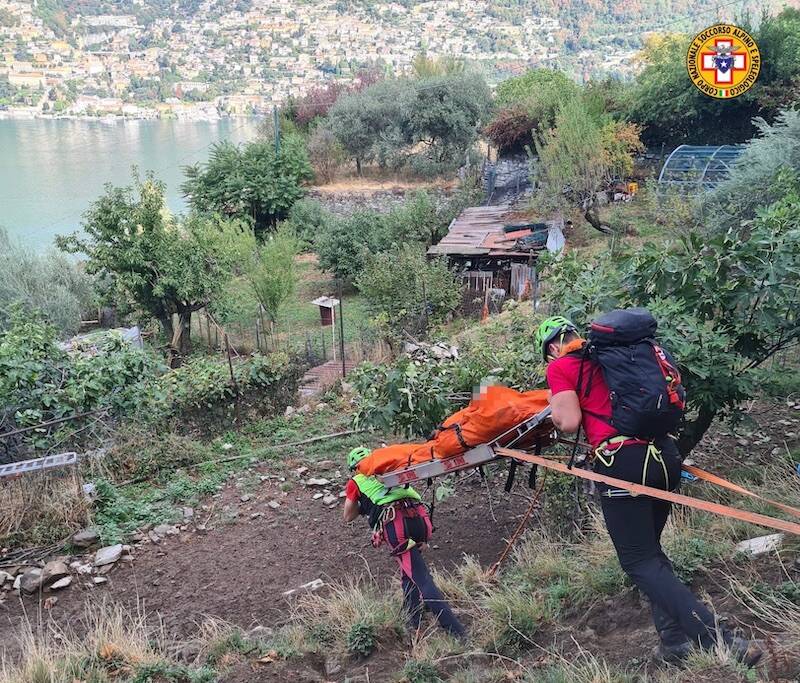 anziano disperso e ritrovato a Blevio