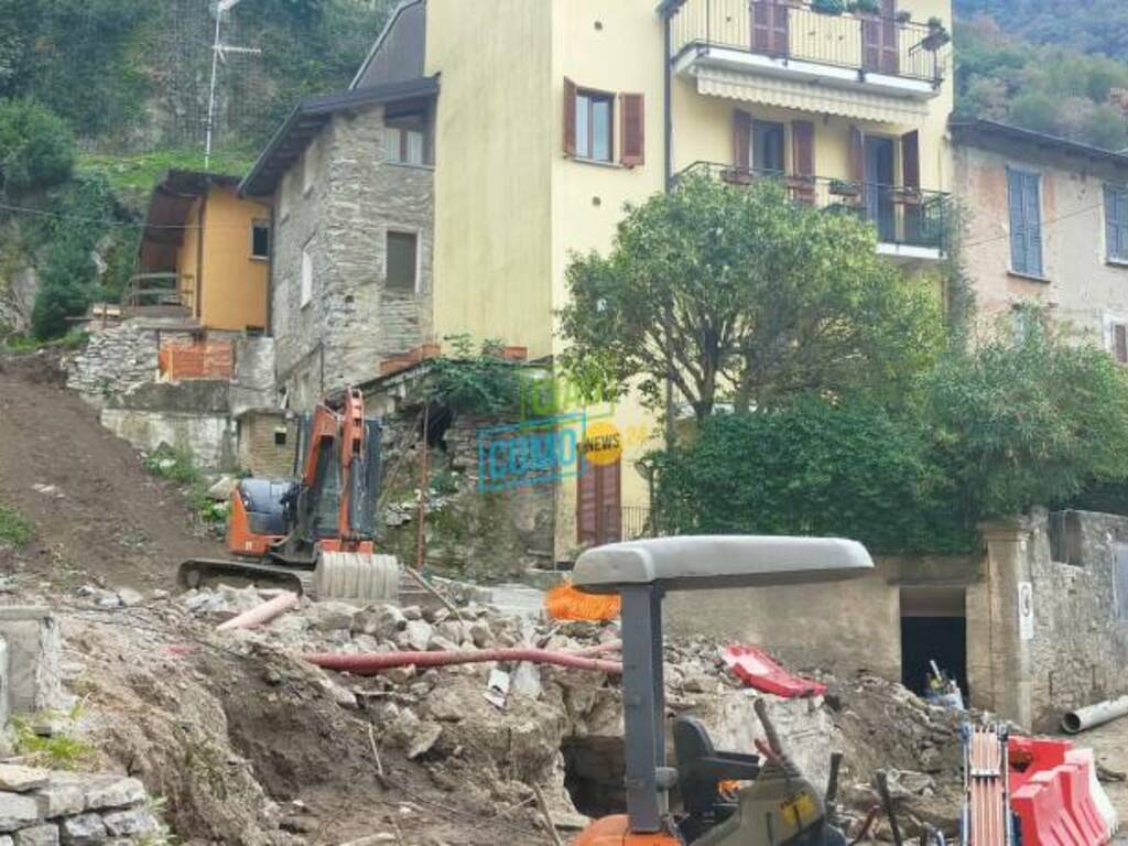 lavori a blevio frazioni di sopravilla e capovico per sicurezza ed acquedotto