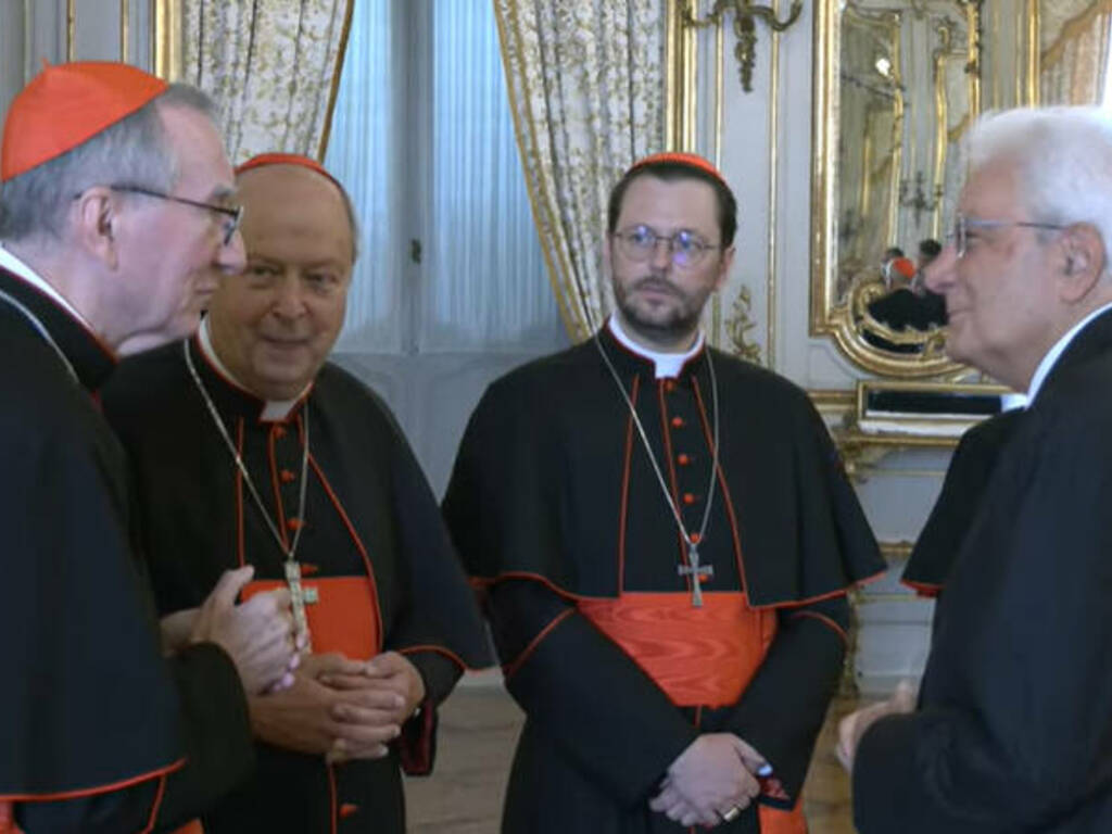 ricevimento al quirinale cardinale oscar cantoni ricevuto da mattarella