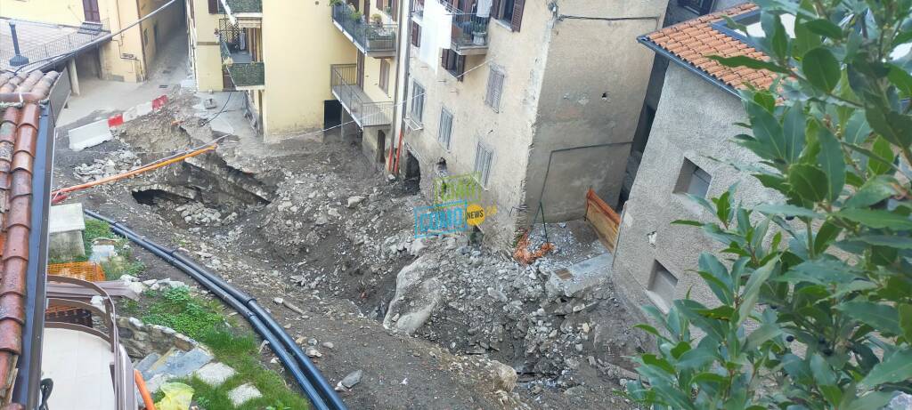 Reportage di CiaoComo nei luoghi della devastazione di Blevio: briglie e boschi da sistemare