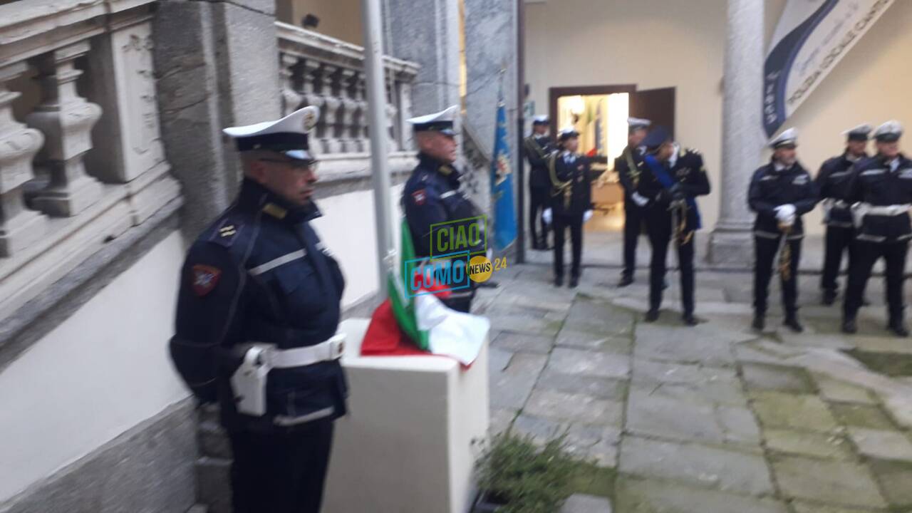 festa polizia locale di Cantù con il sottosegretario del Ministero Nicola Molteni