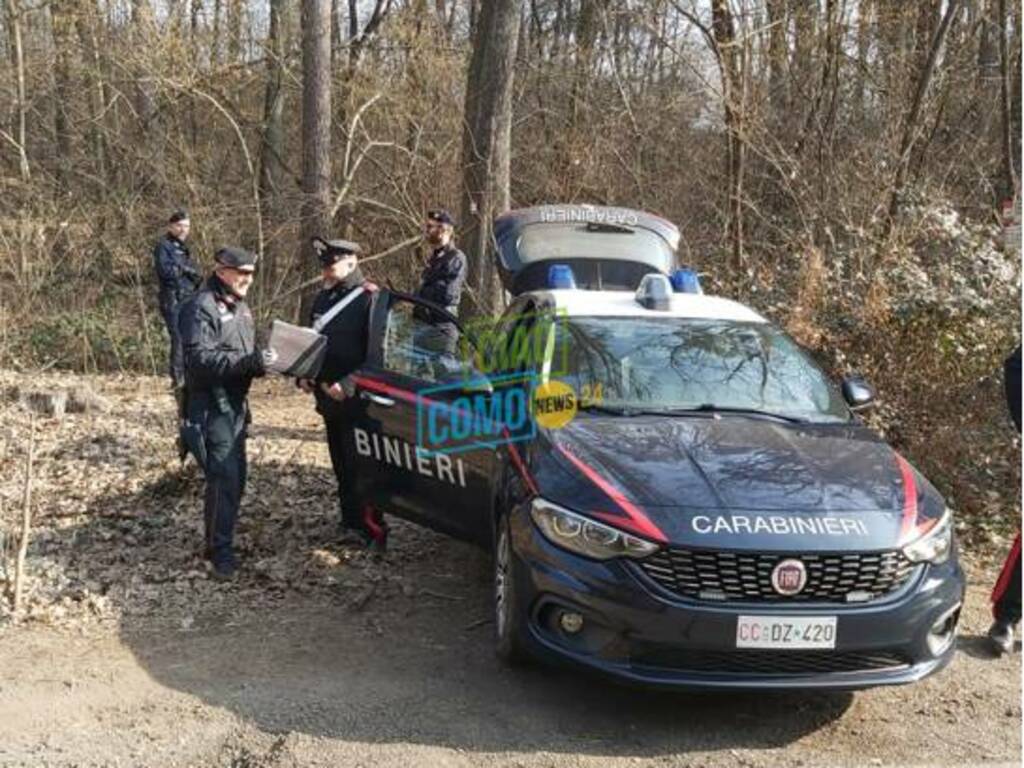 carabinieri compagnia di cantù controlli  boschi e stazione