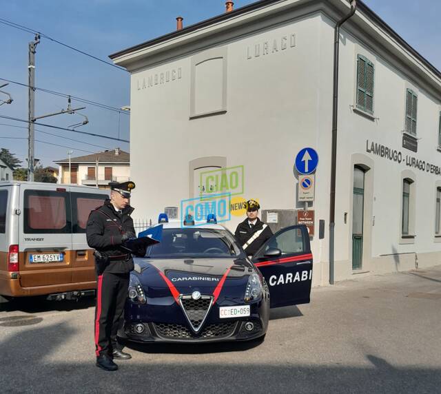 carabinieri compagnia di cantù controlli  boschi e stazione