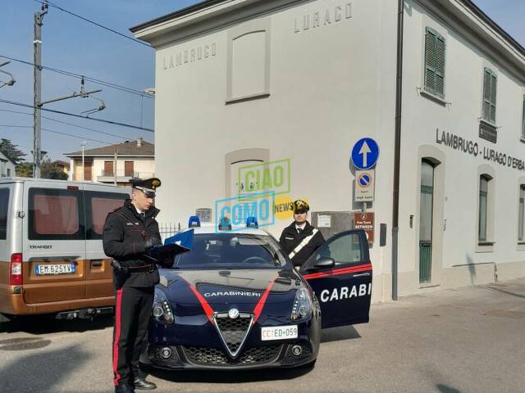 carabinieri compagnia di cantù controlli  boschi e stazione