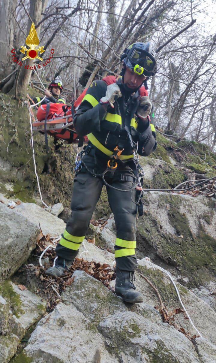 Soccorso turista sospetta frattura Brunate