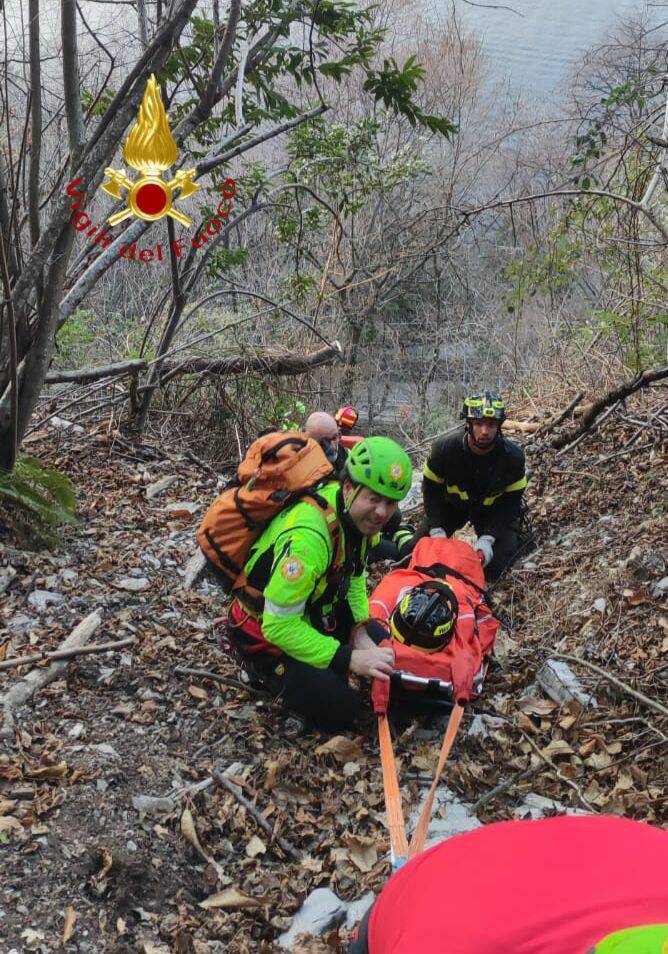 Soccorso turista sospetta frattura Brunate