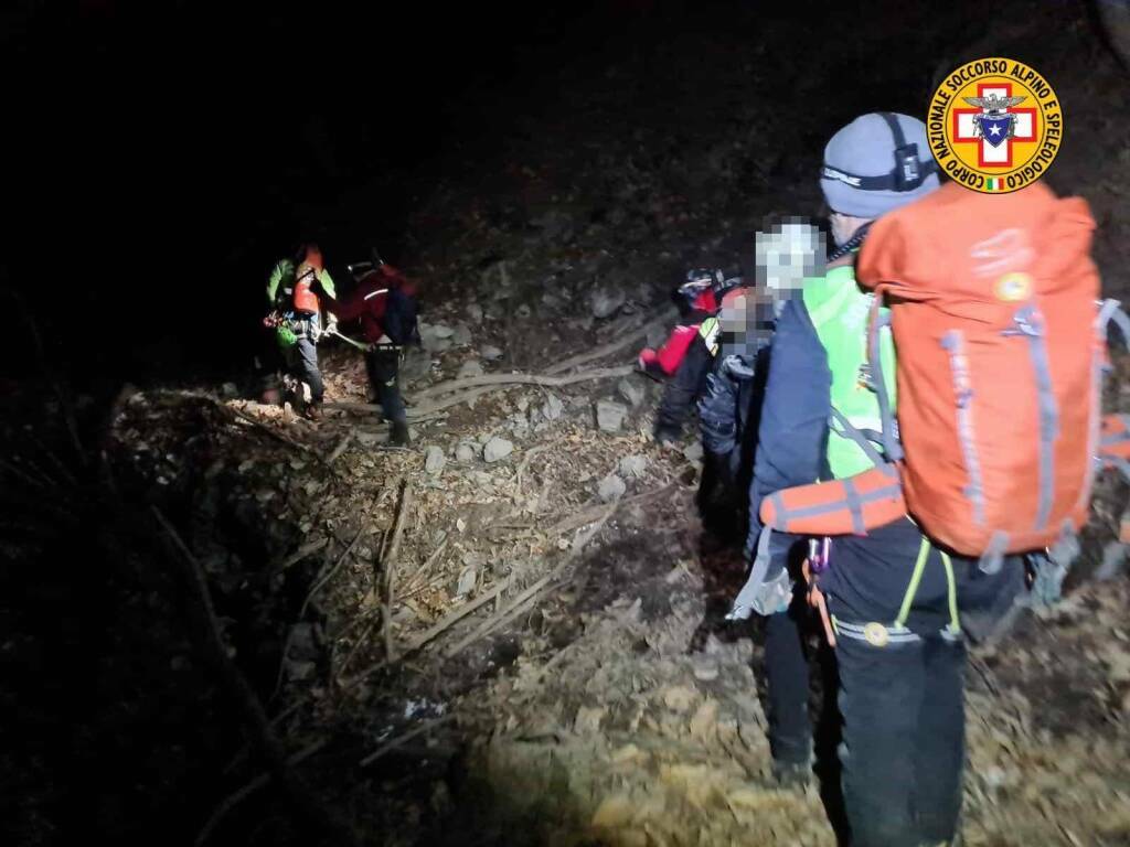 soccorso alpino ricerche escursionista disperso alpe del vicerè albavilla