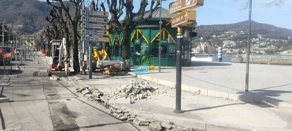 cantieri del lungolago di como