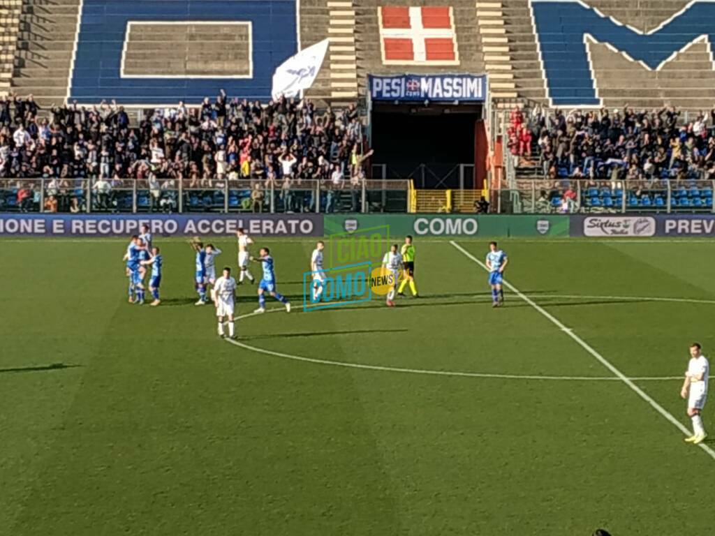 como supera modena al sinigaglia immagini festeggiamenti stadio sinigaglia