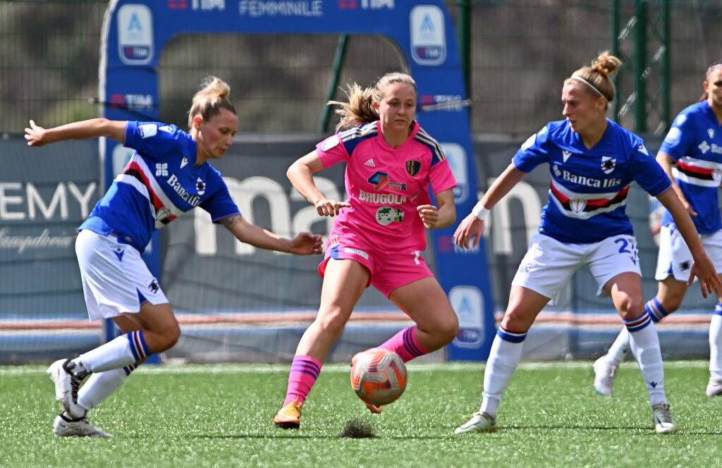 como women prima gara poule salvezza contro la sampdoria a genova