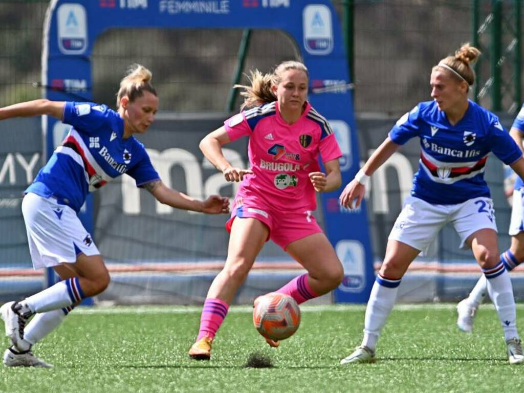 como women prima gara poule salvezza contro la sampdoria a genova