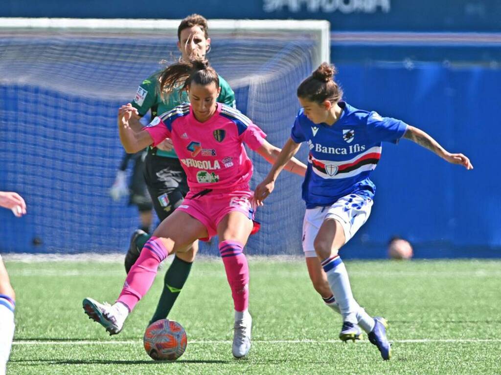 como women prima gara poule salvezza contro la sampdoria a genova