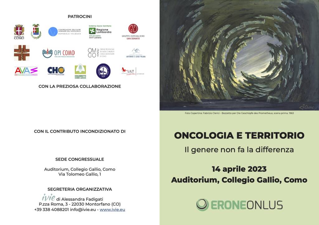 convegno prevenzione oncologica Gallio Como Erone Onlus