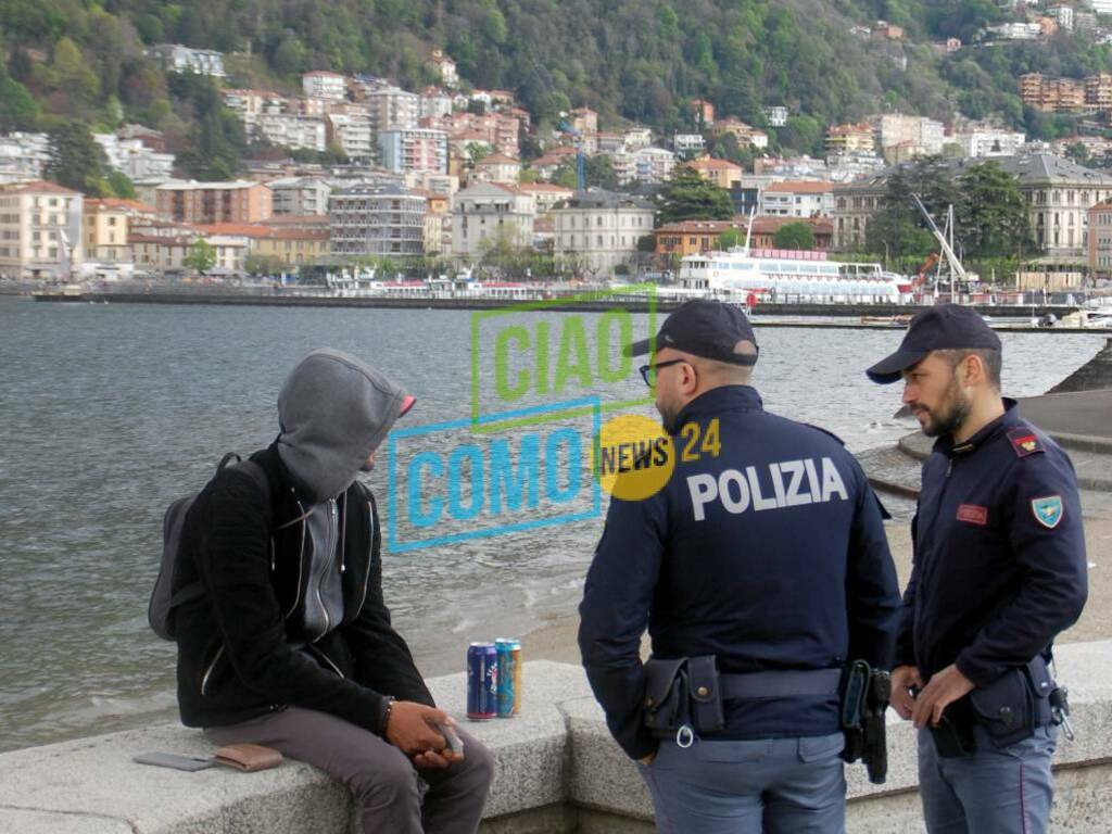 giardini a lago di como controlli polizia su stranieri presenti generiche controlli polizia e stranieri