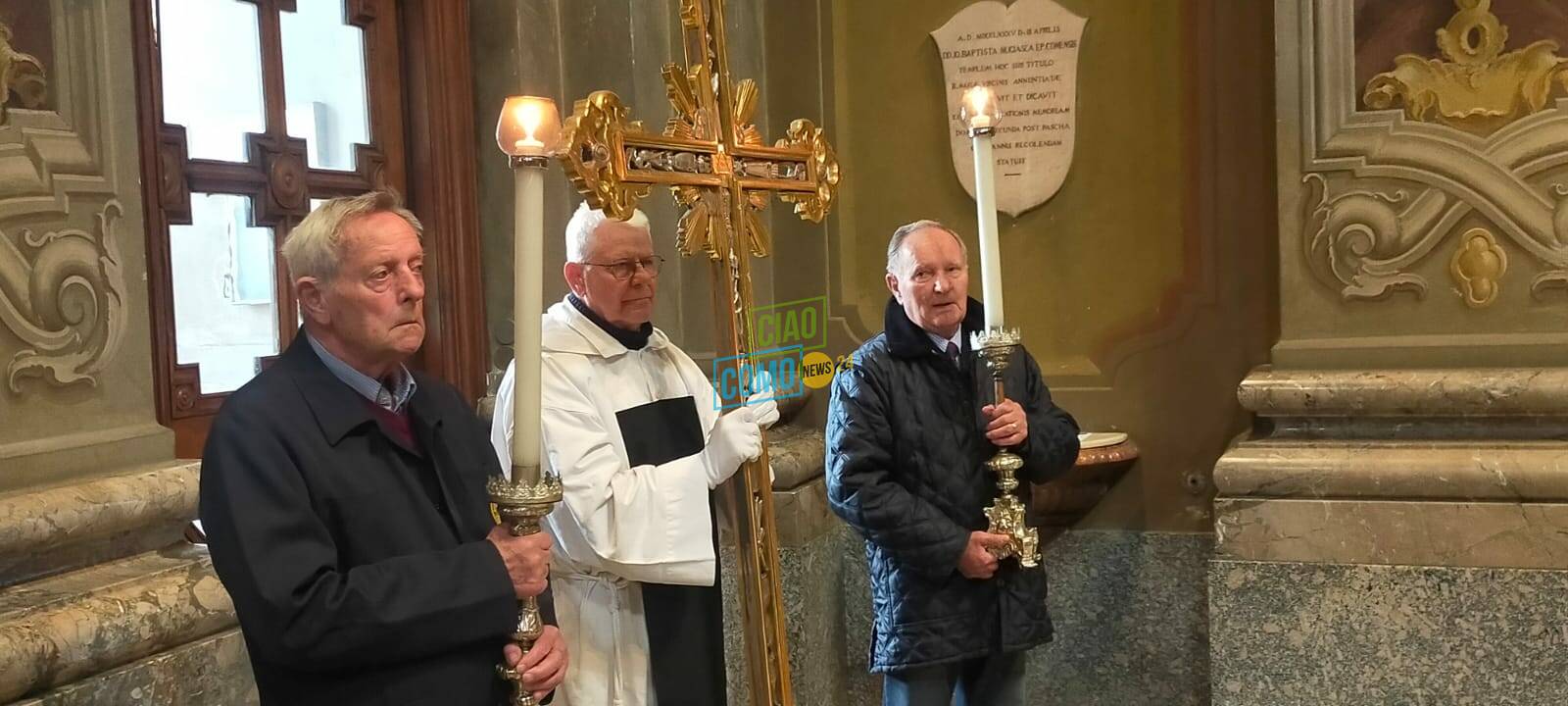 Giornata del malato, santa messa al Crocifisso di Como con tanti fedeli in carrozzina