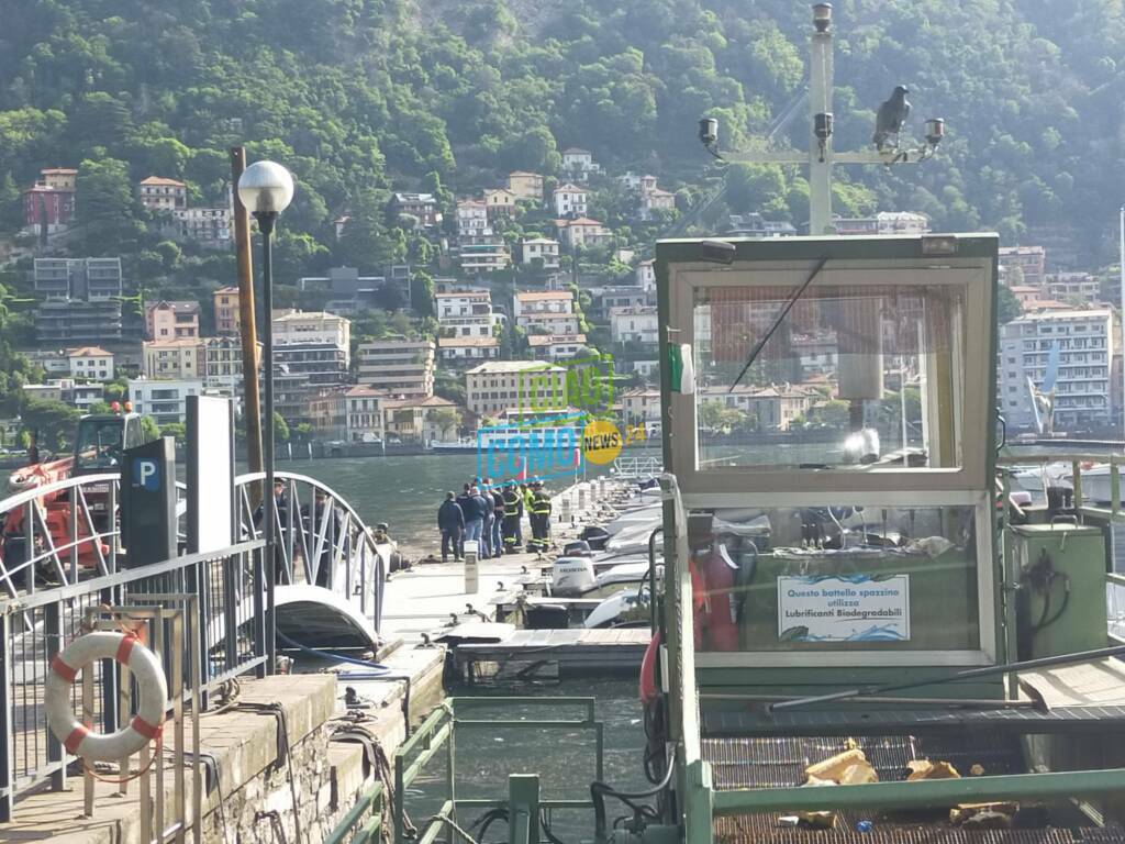 cadavere nel lago di como trovato questa mattina zona porto marina rilievi forze ordine