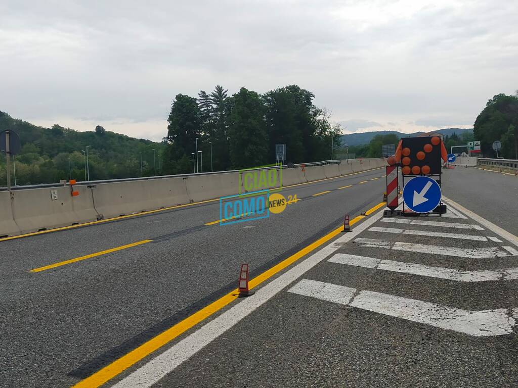 traffico oggi su a9 sospeso cantiere galleria di san fermo autolaghi