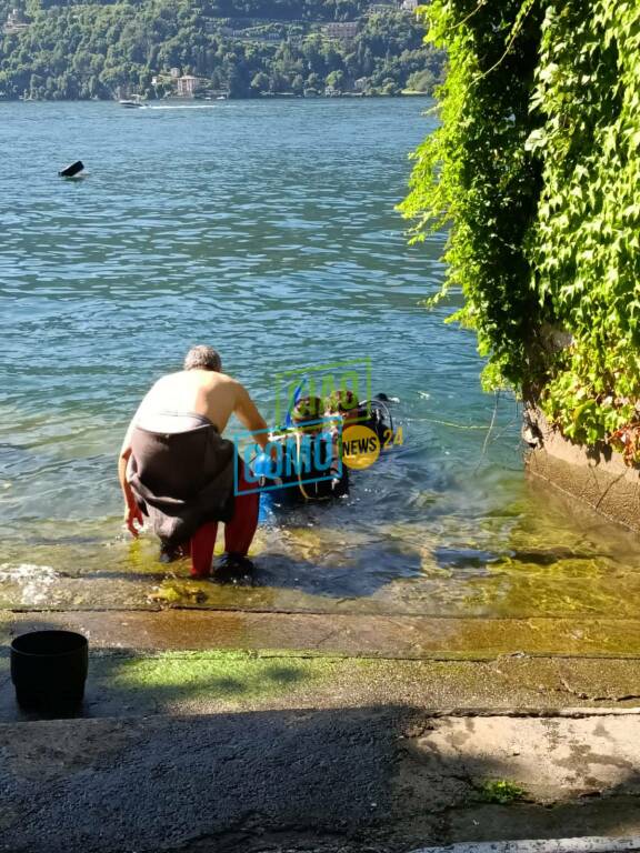 immersione invincible diving con ragazzo paraplegico lago a carate urio per ottenere brevetto sub