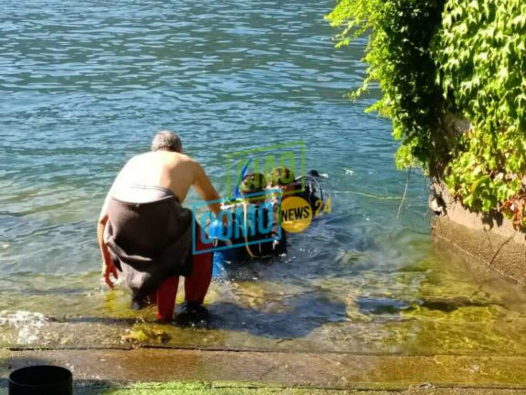 immersione invincible diving con ragazzo paraplegico lago a carate urio per ottenere brevetto sub