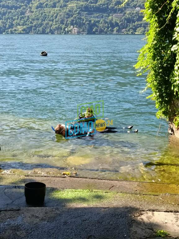 immersione invincible diving con ragazzo paraplegico lago a carate urio per ottenere brevetto sub