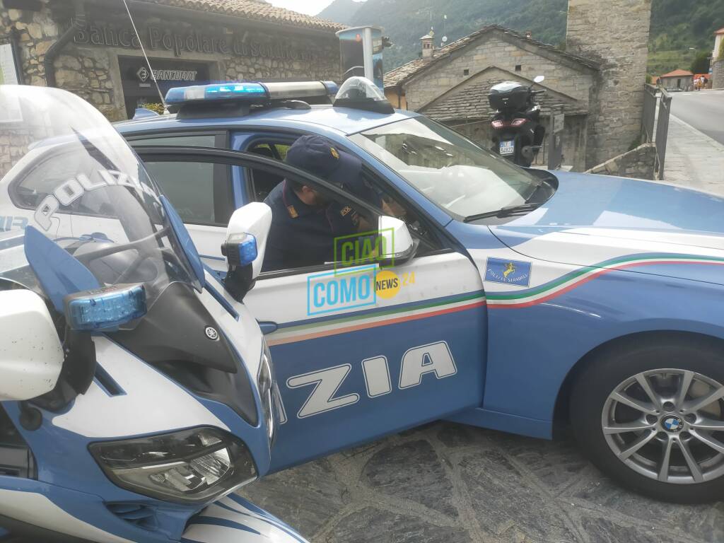 reportage ciaocomo in tremezzina polstrada posti blocco ed osservatiori del traffico sulla regina