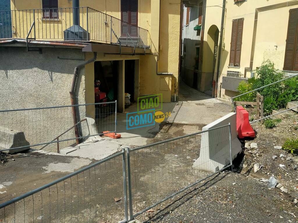 blevio due anni dopo alluvione immagini sopravilla danni garage sindaco trabucchi