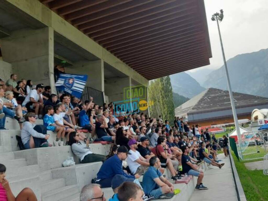 como torres amichevole a bormio tifosi sugli spalti