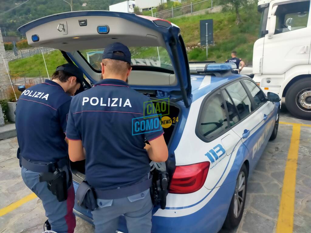 primo giorno controlli in tremezzina ordinanza anti caos per i mezzi pesanti