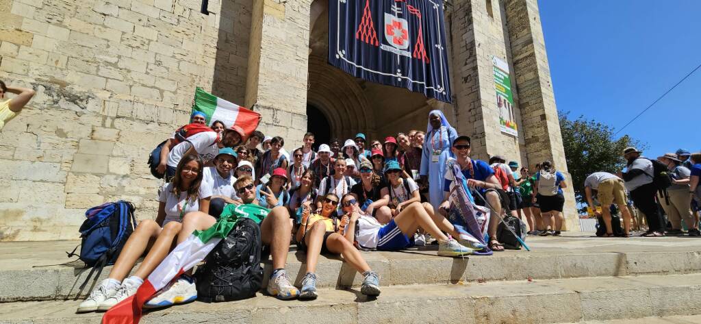 giornate mondiale della gioventù a lisbona incontro giovani di como con Papa