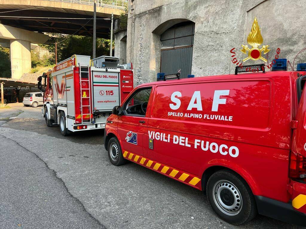 incidente orrido della val senagra coppia scivola nel dirupo soccorso vigili del fuoco