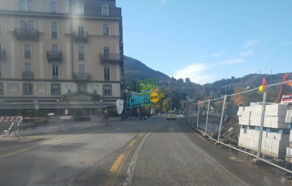 esondazione lago riaperta la seconda corsia al traffico dopo esondazione