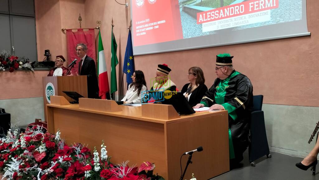 Inaugurazione Anno Accademico 23/24 Università Insubria Como Chiostro Sant'Abbondio