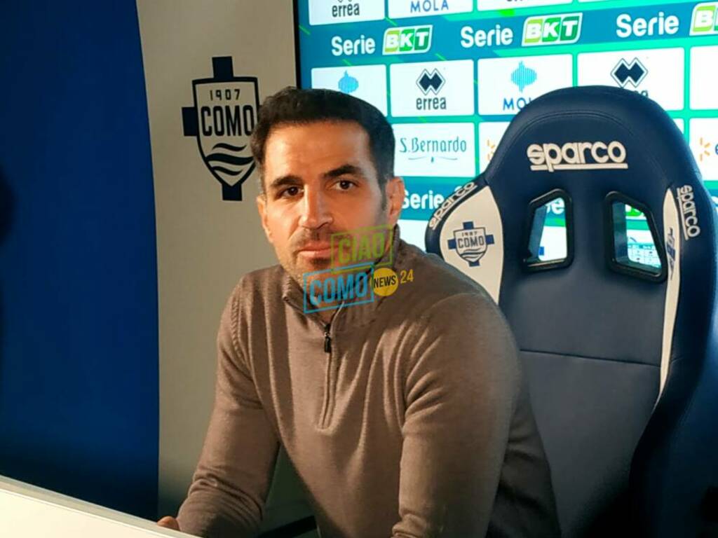 mister fabregas sala stampa dopo como palermo e poi verdi e gabrielloni