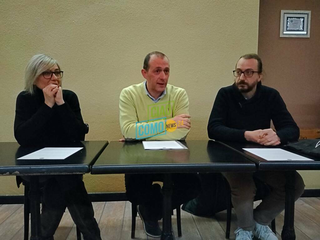 Lavori in corso conferenza stampa lista civica amministrative 2024 Cantù