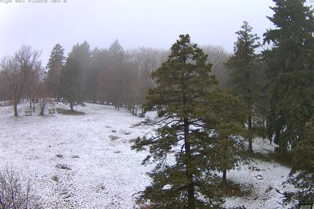 Neve in Alta Valle Intelvi e nel Triangolo lariano altrove