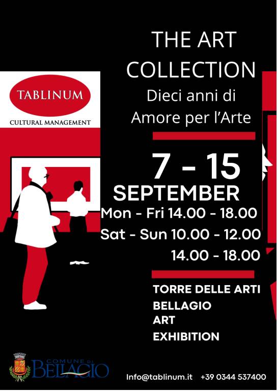 dieci anni amore per l'arte mostra Tablinium Bellagio