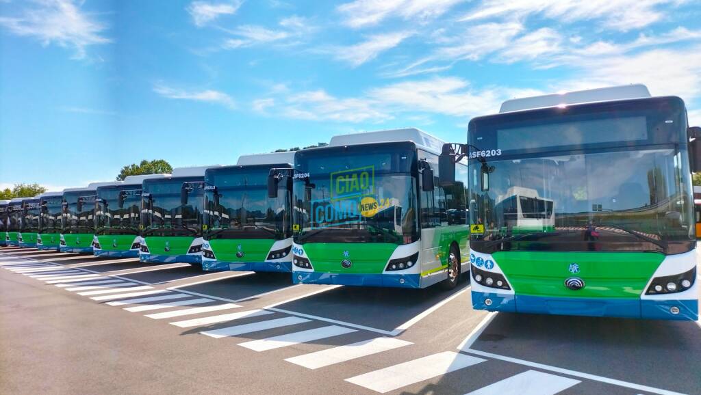 presentazione nuovi e-bus ASF Como