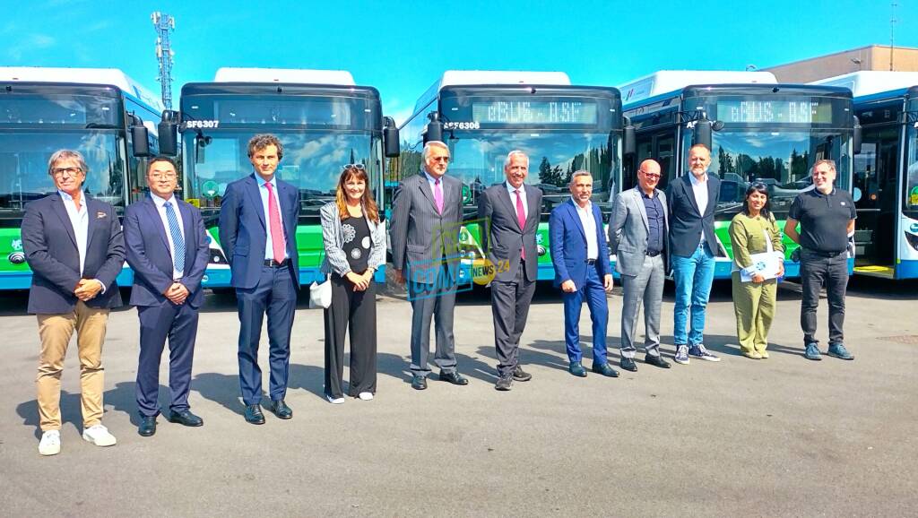 presentazione nuovi e-bus ASF Como