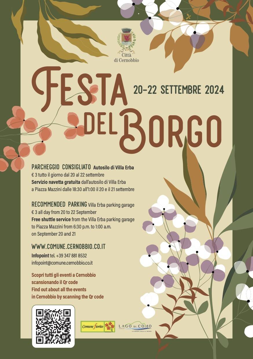 Festa del Borgo Cernobbio edizione 2024