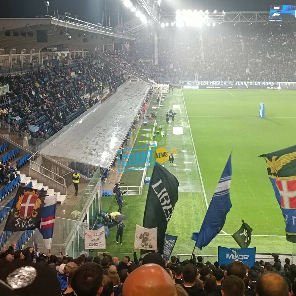 pioggia ferma atalenta como di stasera a bergamo terreno impraticabile giocatori ed arbitro