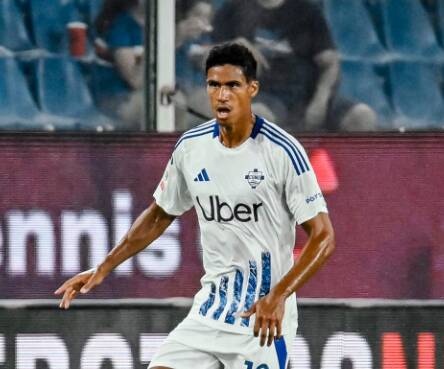 varane maglia del como partita di genova con la sampdoria